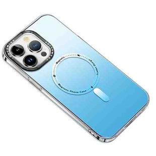 For iPhone 12 Pro Max MagSafe Gradient Phone Case(Blue)