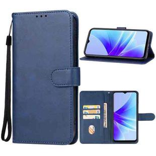 For OPPO A77 4G Leather Phone Case(Blue)