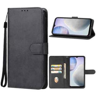 For vivo Y02 Leather Phone Case(Black)