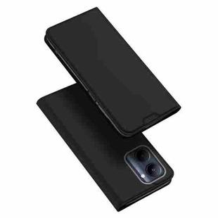 For Realme C33 DUX DUCIS Skin Pro Series Flip Leather Phone Case(Black)