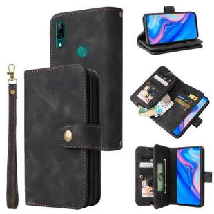 For Huawei P Smart Z Multifunctional Card Slot Zipper Wallet Leather Phone Case(Black)