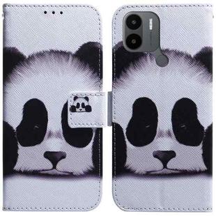 For Xiaomi Redmi A1+ Coloured Drawing Flip Leather Phone Case(Panda)