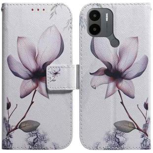 For Xiaomi Redmi A1+ Coloured Drawing Flip Leather Phone Case(Magnolia)