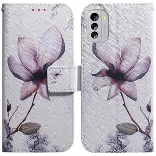 For Nokia G60 Coloured Drawing Flip Leather Phone Case(Magnolia)