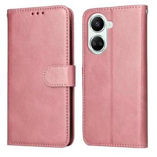 For Huawei nova 10 SE Classic Calf Texture Flip Leather Phone Case(Rose Gold)