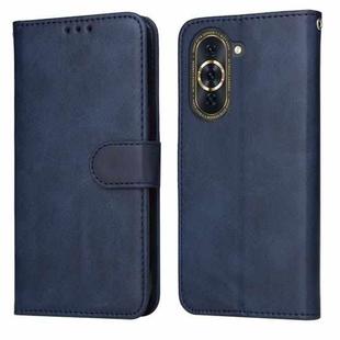 For Huawei nova 10 Classic Calf Texture Flip Leather Phone Case(Blue)
