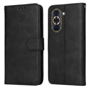 For Huawei nova 10 Pro Classic Calf Texture Flip Leather Phone Case(Black)