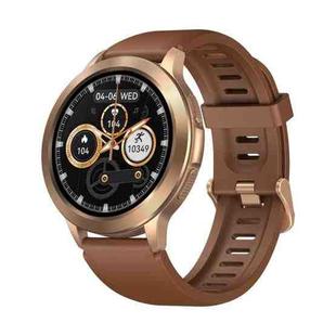 Zeblaze Btalk 2 1.3 inch Round Screen HD Smart Watch Supports Voice Calls/Health Monitoring(Brown)