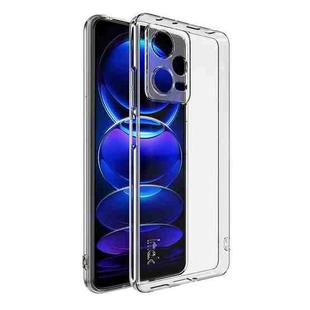 For Xiaomi Redmi Note 12 Pro 5G India IMAK UX-5 Series Transparent Shockproof TPU Protective Phone Case
