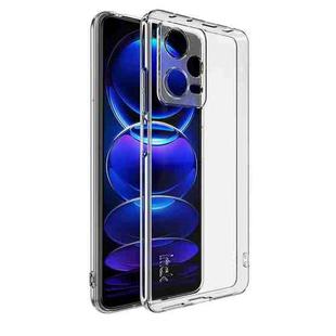 For Xiaomi Redmi Note 12 Pro+ 5G India IMAK UX-5 Series Transparent Shockproof TPU Protective Phone Case