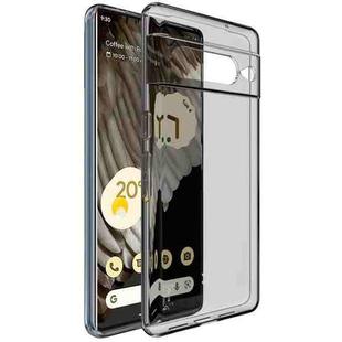 For Google Pixel 7 Pro IMAK UX-5 Series Transparent Shockproof TPU Protective Phone Case(Transparent  Black)