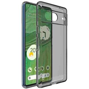 For Google Pixel 7 IMAK UX-5 Series Transparent Shockproof TPU Protective Phone Case(Transparent  Black)