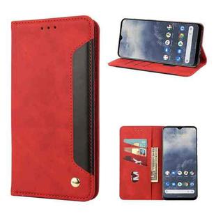 For Nokia G60 Skin Feel Splicing Leather Phone Case(Red)