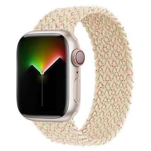 Nylon Single-turn Braided Watch Band For Apple Watch Ultra 49mm / Series 8&7 45mm / SE 2&6&SE&5&4 44mm / 3&2&1 42mm, Length:135mm(Starlight Colorful)