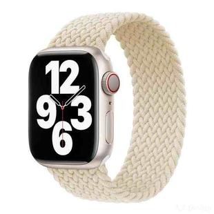 Nylon Single-turn Braided Watch Band For Apple Watch Ultra 49mm / Series 8&7 45mm / SE 2&6&SE&5&4 44mm / 3&2&1 42mm, Length:155mm(Starlight)