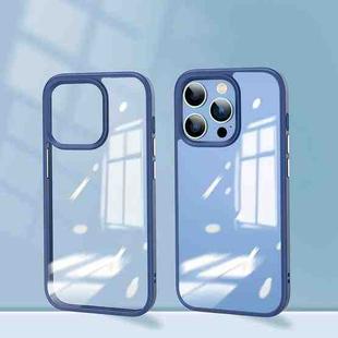 For iPhone 12 Pro Max Mirror Transparent TPU + PC Phone Case(Sapphire)