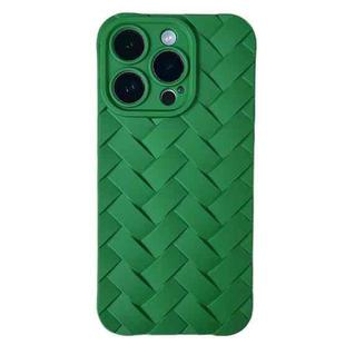 For iPhone 14 Vintage Braided Texture Skin Phone Case(Green)