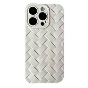 For iPhone 13 Vintage Braided Texture Skin Phone Case(White)