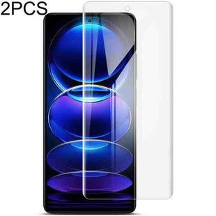 For Xiaomi Redmi Note 12 Pro+ 5G China/Indian 2pcs imak Curved Full Screen Hydrogel Film Front Protector