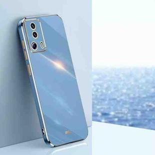 For Xiaomi Civi 2 XINLI Straight Edge 6D Electroplate TPU Phone Case(Celestial Blue)