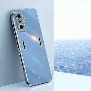 For Xiaomi Redmi K50 Gaming XINLI Straight Edge 6D Electroplate TPU Phone Case(Celestial Blue)