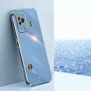 For Xiaomi Black Shark 5 XINLI Straight Edge 6D Electroplate TPU Phone Case(Celestial Blue)