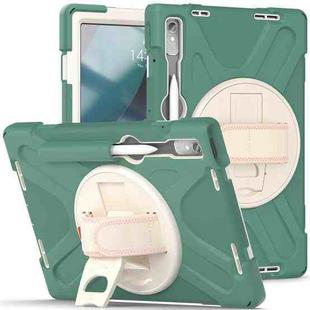 For Lenovo Tab P11 Pro Gen 2 Silicone + PC Protective Tablet Case(Emerald)