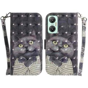 For Infinix Hot 20 5G 3D Colored Horizontal Flip Leather Phone Case(Hug Cat)