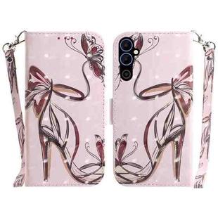 For Tecno Pova Neo 2 3D Colored Horizontal Flip Leather Phone Case(Butterfly High-heeled)