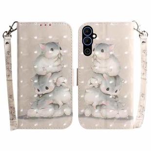 For Tecno Pova Neo 2 3D Colored Horizontal Flip Leather Phone Case(Squirrels)