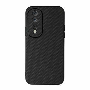 For Honor 80 Carbon Fiber Texture Shockproof Phone Case(Black)