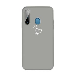 For Galaxy A11 / M11 Frosted Candy-Colored Ultra-thin TPU Phone(Grey)