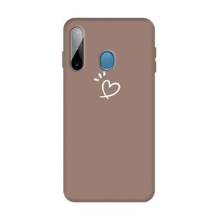 For Galaxy A11 / M11 Frosted Candy-Colored Ultra-thin TPU Phone(Khaki)