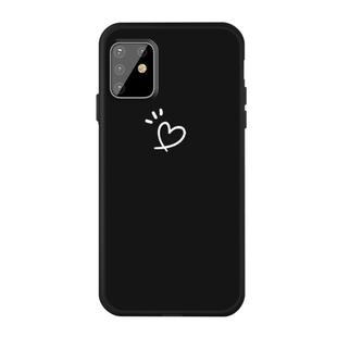 For Galaxy A81 / Note 10 Lite Frosted Candy-Colored Ultra-thin TPU Phone(Black)