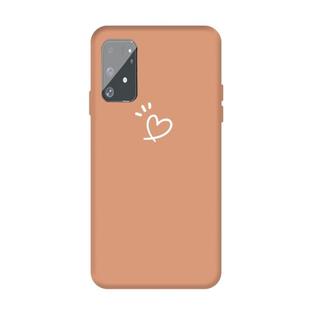 For Galaxy A91 / S10 Lite Frosted Candy-Colored Ultra-thin TPU Phone(Orange)