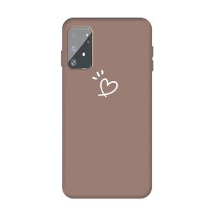 For Galaxy A91 / S10 Lite Frosted Candy-Colored Ultra-thin TPU Phone(Khaki)