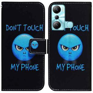 For Infinix Hot 20i Coloured Drawing Flip Leather Phone Case(Anger)