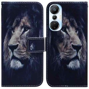For Infinix Hot 20s Coloured Drawing Flip Leather Phone Case(Lion)