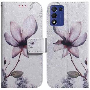 For Realme Q3S / Q3T / 9 SE / 9 5G Speed Coloured Drawing Flip Leather Phone Case(Magnolia Flower)