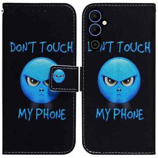 For Tecno Pova Neo 2 Coloured Drawing Flip Leather Phone Case(Anger)