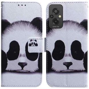 For Xiaomi Redmi 11 Prime 4G Coloured Drawing Flip Leather Phone Case(Panda)