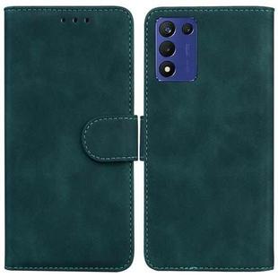 For Realme Q3S / Q3T / 9 SE / 9 5G Speed Skin Feel Pure Color Flip Leather Phone Case(Green)