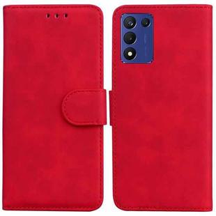 For Realme Q3S / Q3T / 9 SE / 9 5G Speed Skin Feel Pure Color Flip Leather Phone Case(Red)