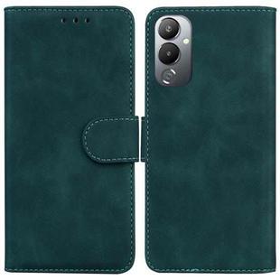 For Tecno Pova 4 Skin Feel Pure Color Flip Leather Phone Case(Green)