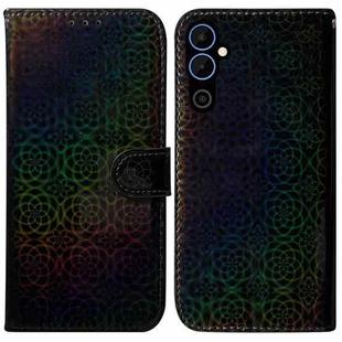 For Tecno Pova Neo 2 Colorful Magnetic Buckle Leather Phone Case(Black)