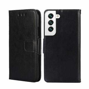 For Samsung Galaxy S23 5G Crystal Texture Leather Phone Case(Black)