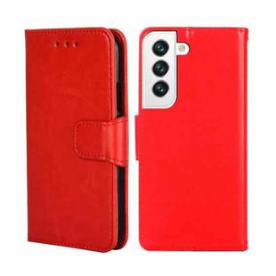 For Samsung Galaxy S23+ 5G Crystal Texture Leather Phone Case(Red)