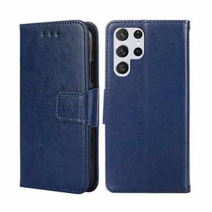 For Samsung Galaxy S23 Ultra 5G Crystal Texture Leather Phone Case(Royal Blue)
