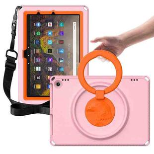 For Amazon Kindle Fire HD10 2021 EVA + PC Shockproof Tablet Case with Waterproof Frame(Pink)