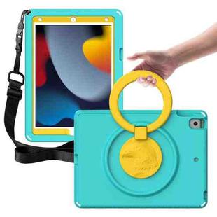 For iPad Pro 10.5 2019/2017 / 10.2 2021/2019 EVA + PC Shockproof Tablet Case with Waterproof Frame(Glacier Green)